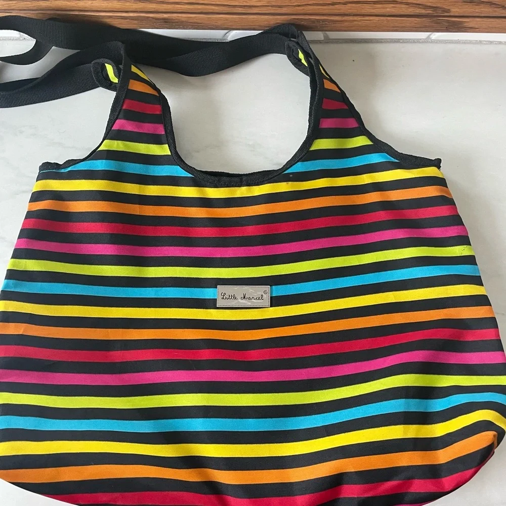 Little Marcel Multicolor Striped Kids Bag